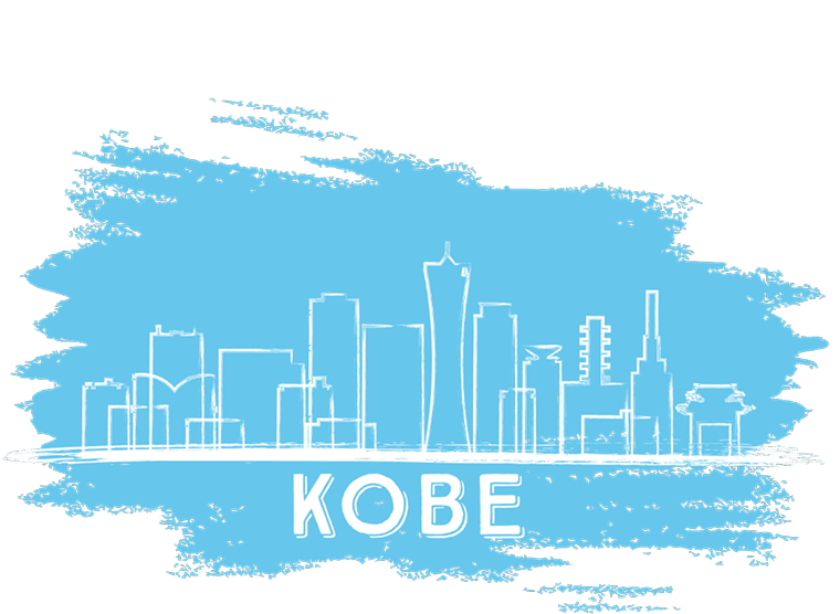 KOBEの街並みイラスト